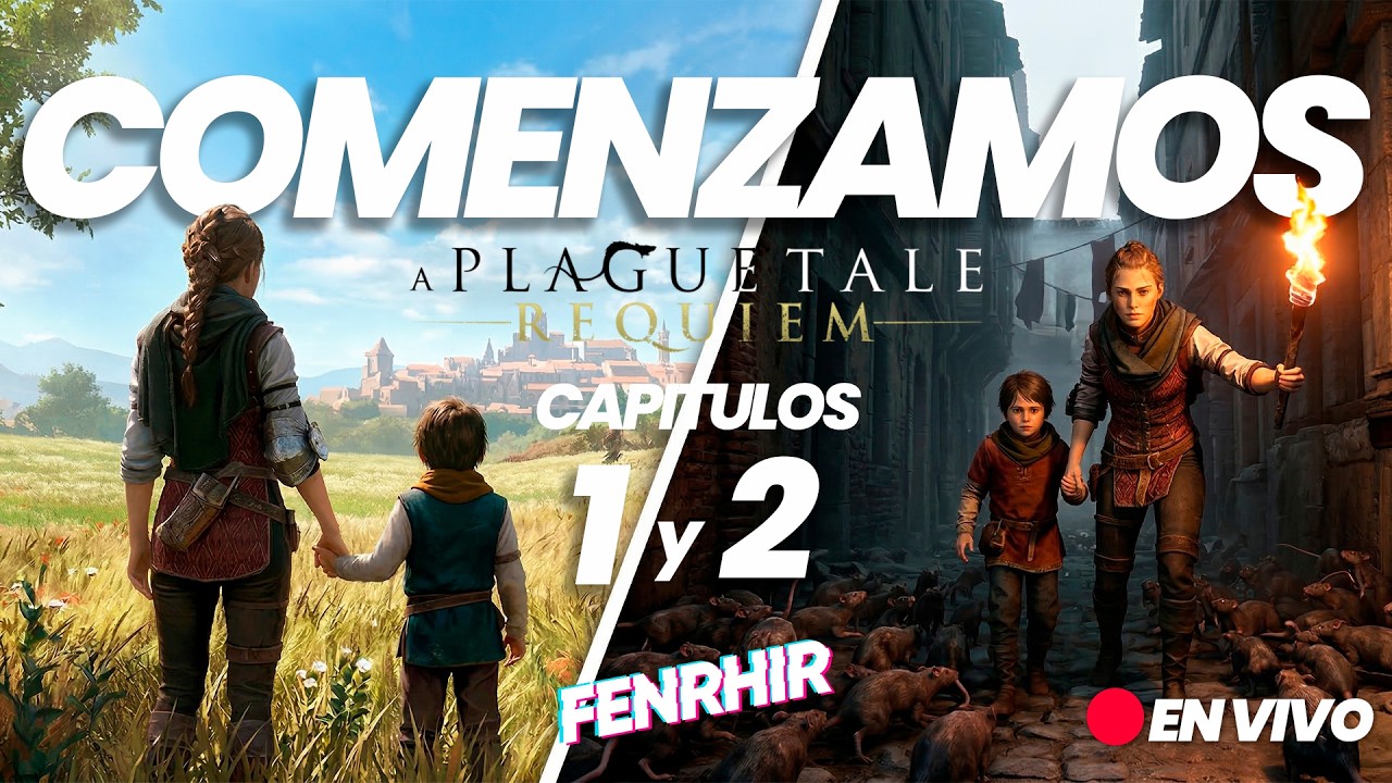 NO ESTÁBAMOS PREPARADOS PARA ESTO... 🐀 | A Plague Tale: Requiem (Cap 1 y 2) - 🔴 En Directo