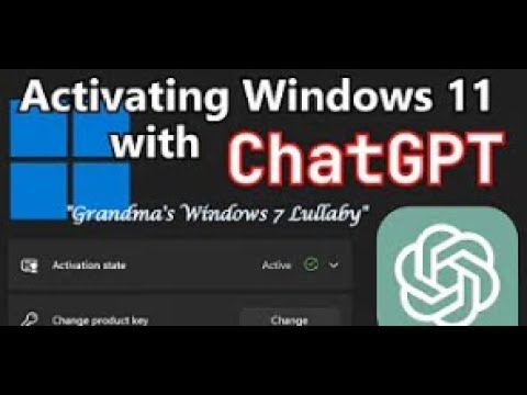 Activating Windows 11 with ChatGPT