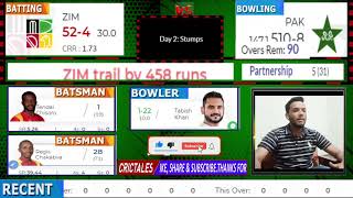 🔴LIVE COMMENATRY BY WASIF ALI:  PAKISTAN vs ZIMBABWE 2nd TEST MATCH DAY 3 LIVE COMMENTARY (DAY 3 ) thumbnail