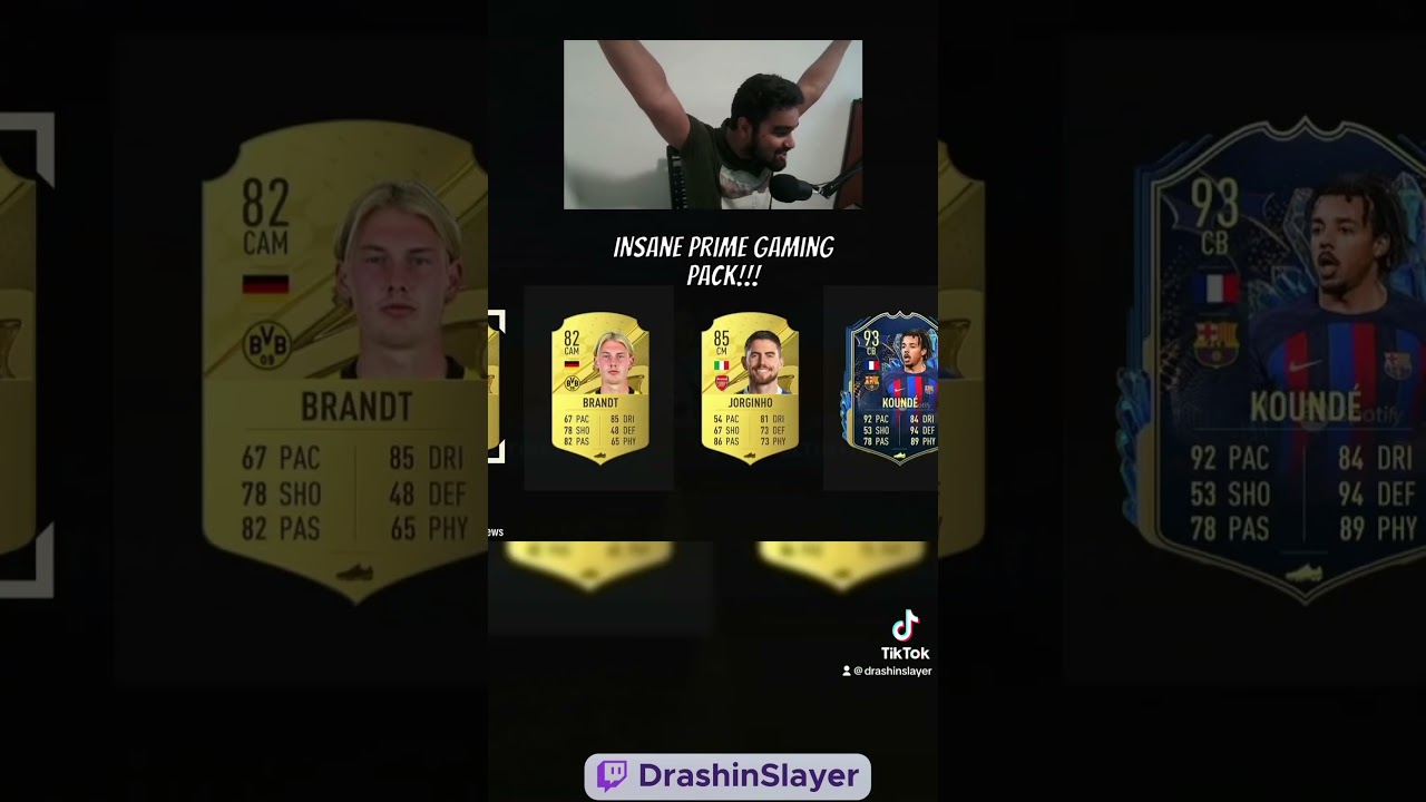 Insane player picks from prime gaming pack on fut’23! 