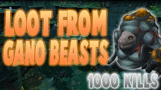 Runescape 2017 | Loot From 1000 Ganodermic Beast kills! | 5M+ gp/hr!?
