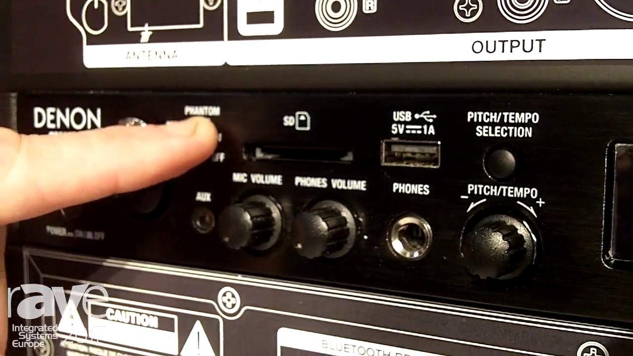 Ise 2017 Denon Marantz Professional Shows Dn F350 Solid State Audio Player Youtube