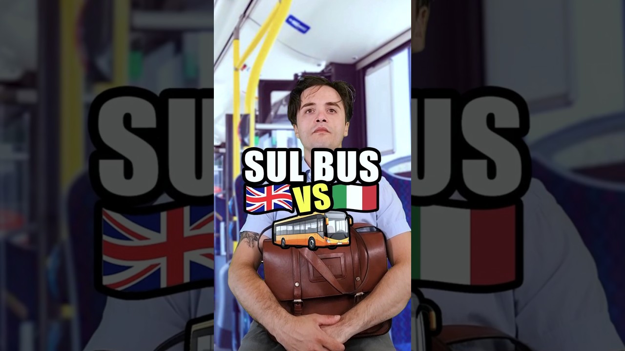Sul bus: Inglese vs Italiano 🚍🏴󠁧󠁢󠁥󠁮󠁧󠁿🇮🇹