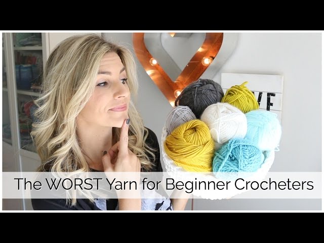 Yarn for Crocheting and Knitting Cotton Crochet Knitting Yarn for Beginners  with Easy-to-See Stitches Cotton-Nylon Blend Easy Yarn for Beginners