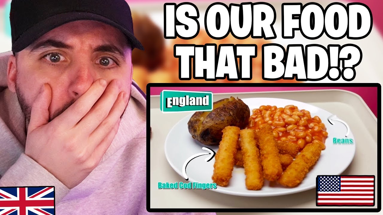 Brit Reacts to AMERICANS eating EUROPEAN School Lunches for the First Time!