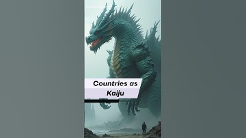 Incredible AI generated Countries as Kaiju #ai #ai #midjourney #reels #shorts #viralvideo #military