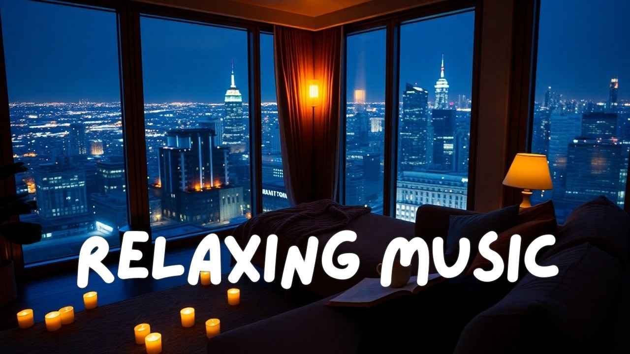 Soft Rain & Velvet Jazz - Cozy Apartment Ambience for Sleep