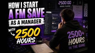 How i start my save as an FM player with +2500 hours | small creator screenshot 5