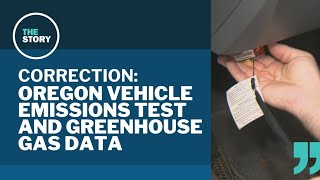 Correction: Oregon vehicle emissions testing does not measure carbon dioxide