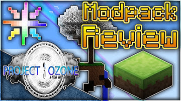 Minecraft Project Ozone 3 Modpack 1.12.2 Review (Project Ozone Modpack)