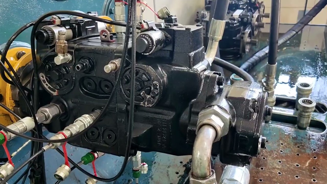 Teste de alta performance, bomba  Danfoss série H1-45cc. ou