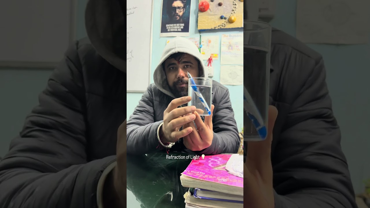 10/365 Refraction of light experiment 