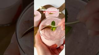 Mousse à la fraise en verrine 🍓 recette facile et légère #dessert #fraise #recettefacile