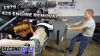 Removing the 425ci Big Block from a ’79 Cadillac DeVille