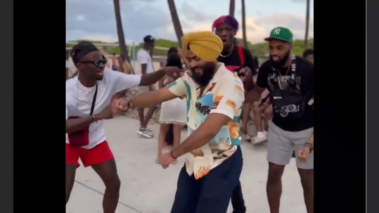 From Hip Hop To Bhangra This Sikh Man conquered Hearts On Miami Beach With His Dance Moves  Viral