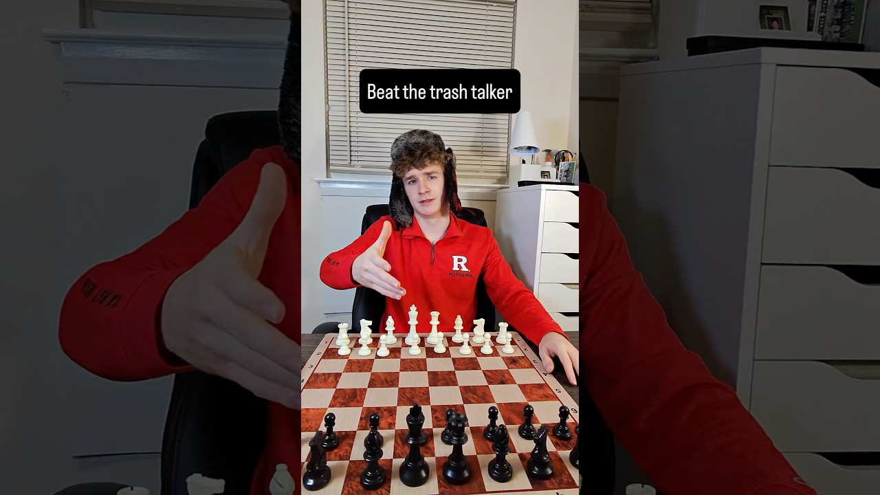 BEAT THE RUSSIAN TRASH TALKER #chess #chessgrandmaster #chessmaster #chesscom #checkmate #chessgame