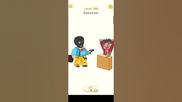 DOP 3: Delete One Part Level 184 Walkthrough Solution #shorts #DOP3