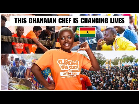 Ghanaian CHEF ABBYS Made History As She Fed Over 15 000 People In A Day Across The City Of Accra 