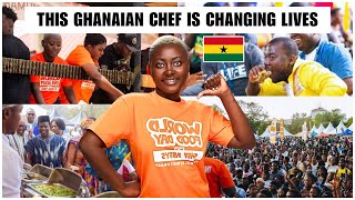 🇬🇭 Ghanaian CHEF ABBYS Made History As She Fed Over 15,000 People In A Day Across The City Of Accra!