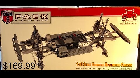 The New REDCAT GEN8 PACK Pre-Assembled Chassis KIT       BOX OPENING