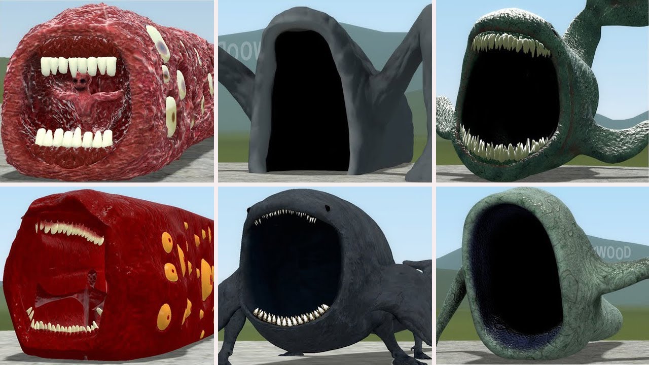 OLD AND NEW UPDATE: SEA EATER, TRAIN EATER, THE BLOOP VS ALL TREVOR HENDERSON BATTLE In GMOD!