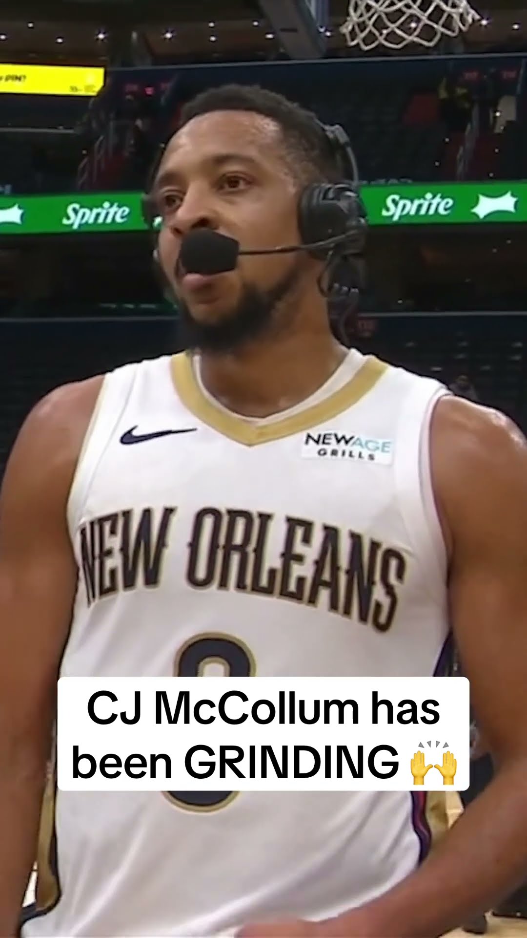 The work is paying off for CJ McCollum ?