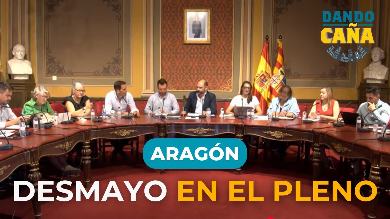 Esperpéntica escena en Barbastro con el líder del PSOE desmayándose