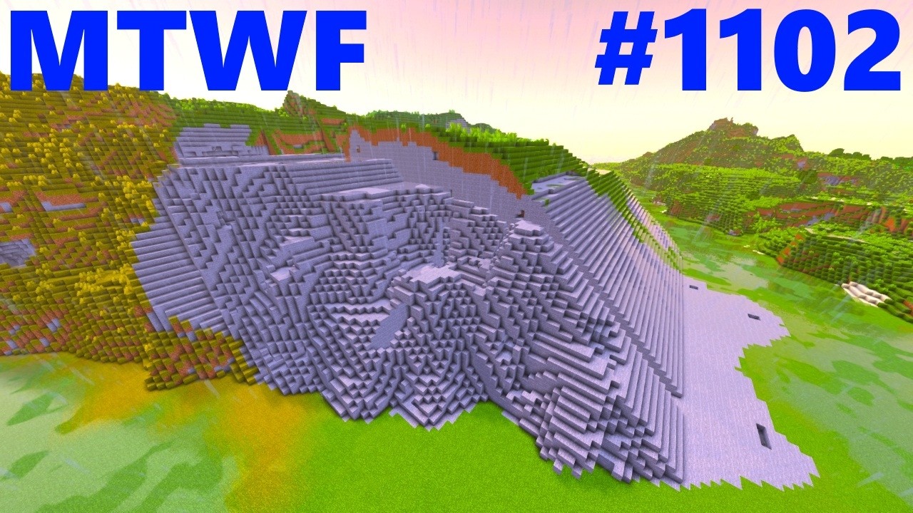 Minecraft - making the world flat 1102 - YouTube