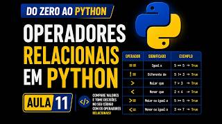 ⚖️ Operadores Relacionais em Python - Aprendendo Python - Aula 11