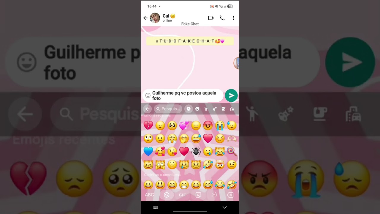 Fake chat: Meu amigo quase roubou minha namorada 😤💔 Completo 💞😁🫶🏻 #asmr #fakechat 