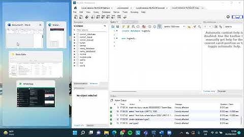 MEMBUAT TABEL TUNGGAL DAN LEBIH DARI 1 | MENGGUNAKAN MySQL WORKBENCH