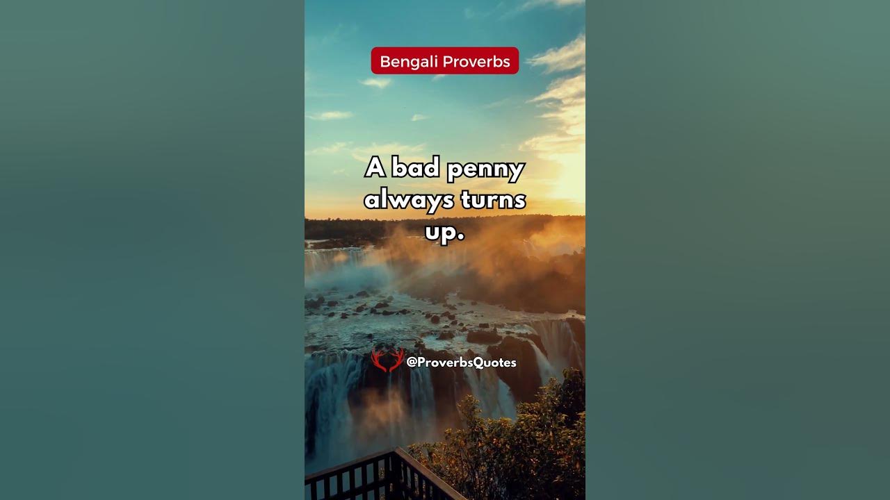 A Bad Penny Always Turns Up BengaliProverb shorts subscribe YouTube a-bad-penny-always-turns-up-bengaliproverb-shorts-subscribe-youtube