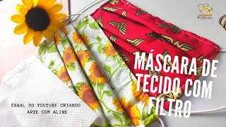 Como Cuidar da Mascara de Tecido com Filtro