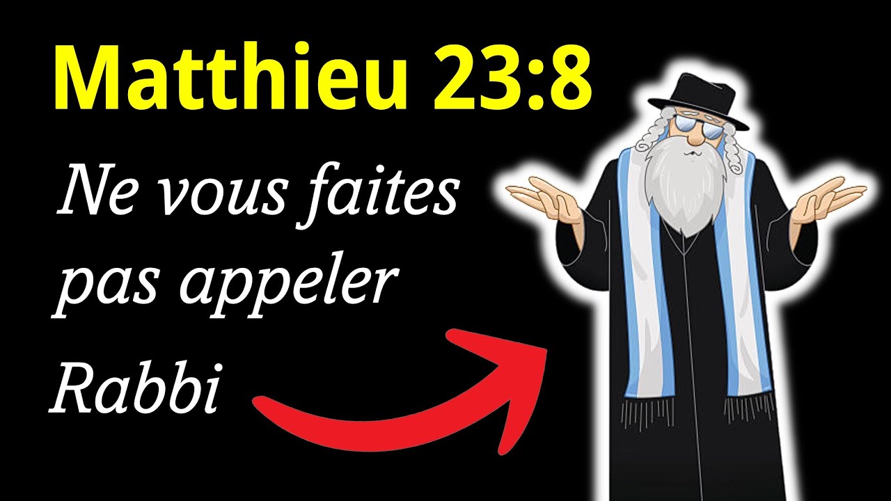 Pourquoi n'y a-t-il pas de RABBI nazaréen ?