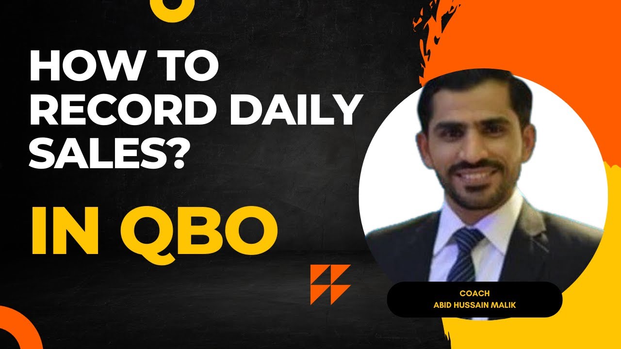 How to record Daily Shopify Sales in Quickbooks online ? - YouTube