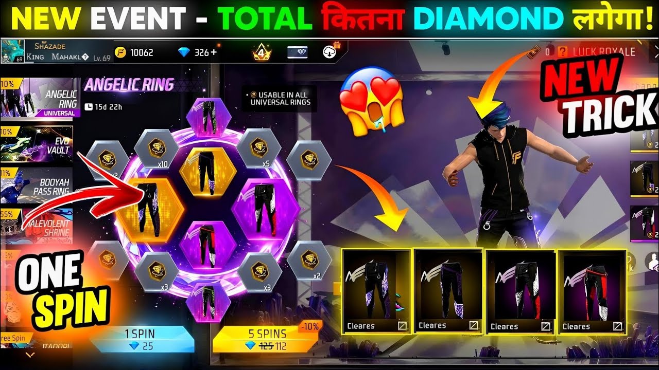 4 February 2026 Angelic Ring - One Spin Trick🔥 | Angelic Pant Ring Event 