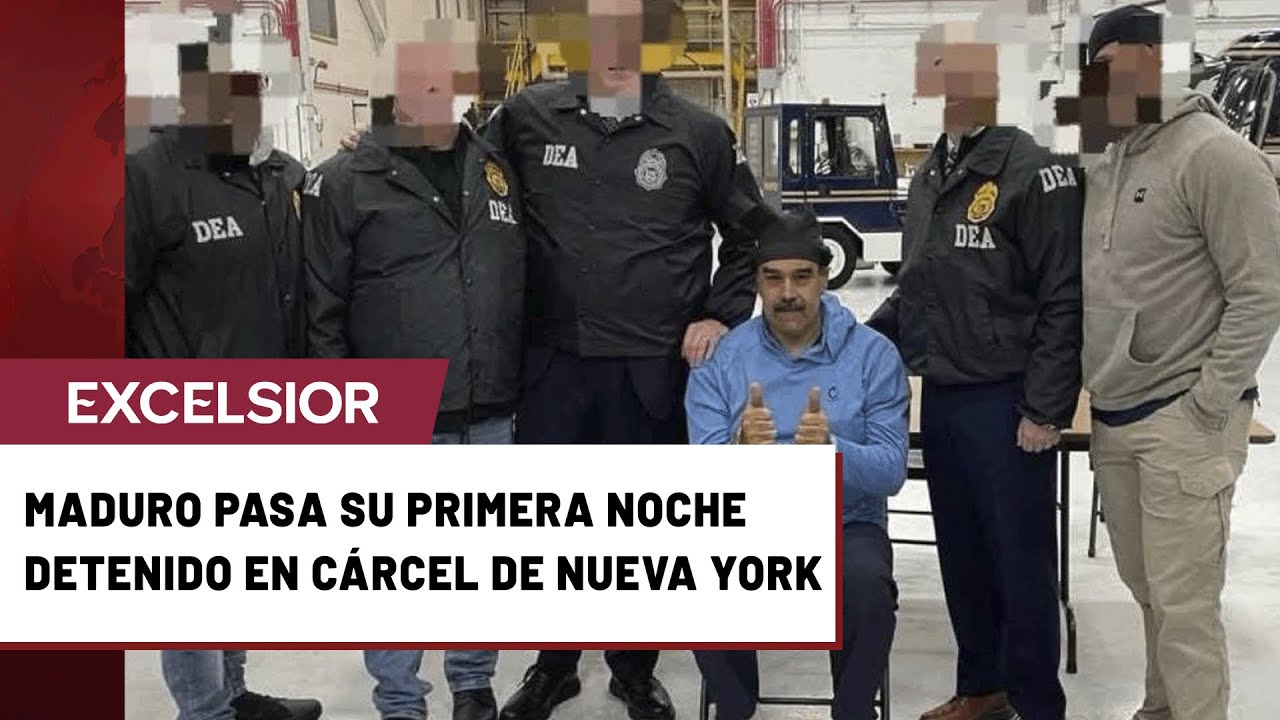 Maduro pasa su primera noche detenido en cárcel de Nueva York tras operativo de EE.UU.