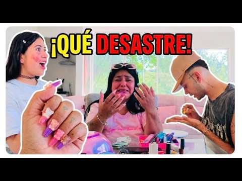 Quién le hace mejor las uñas a mi mamá 🤣