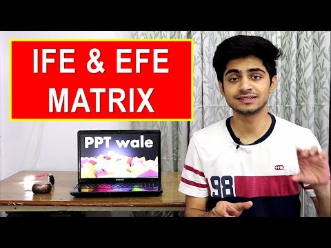 वीडियो: EFE मैट्रिक्स विकसित करने के लिए आवश्यक पाँच चरण क्या हैं?