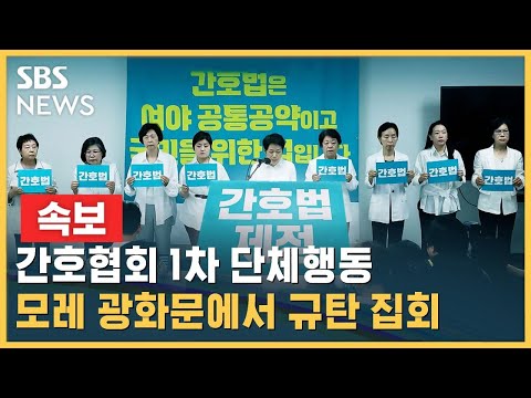 [속보] <strong>간호협회</strong> &amp;quot;19일 대규모 규탄 집회…불법진료 지시 거부&amp;quot; / SBS
