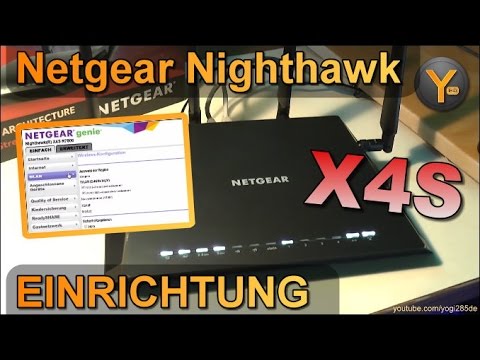 Einrichtung & Funktionen: Netgear Nighthawk X4S R7800 / AC2600 MU-MIMO WLAN Router