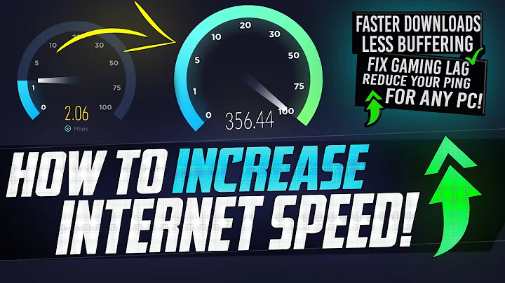 🔧 How to SPEED UP your Internet! Boost Download Speeds, Lower Ping, Fix Lag on Wired and WiFi EASY