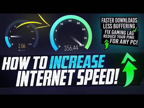 How do I speed up my internet connection?