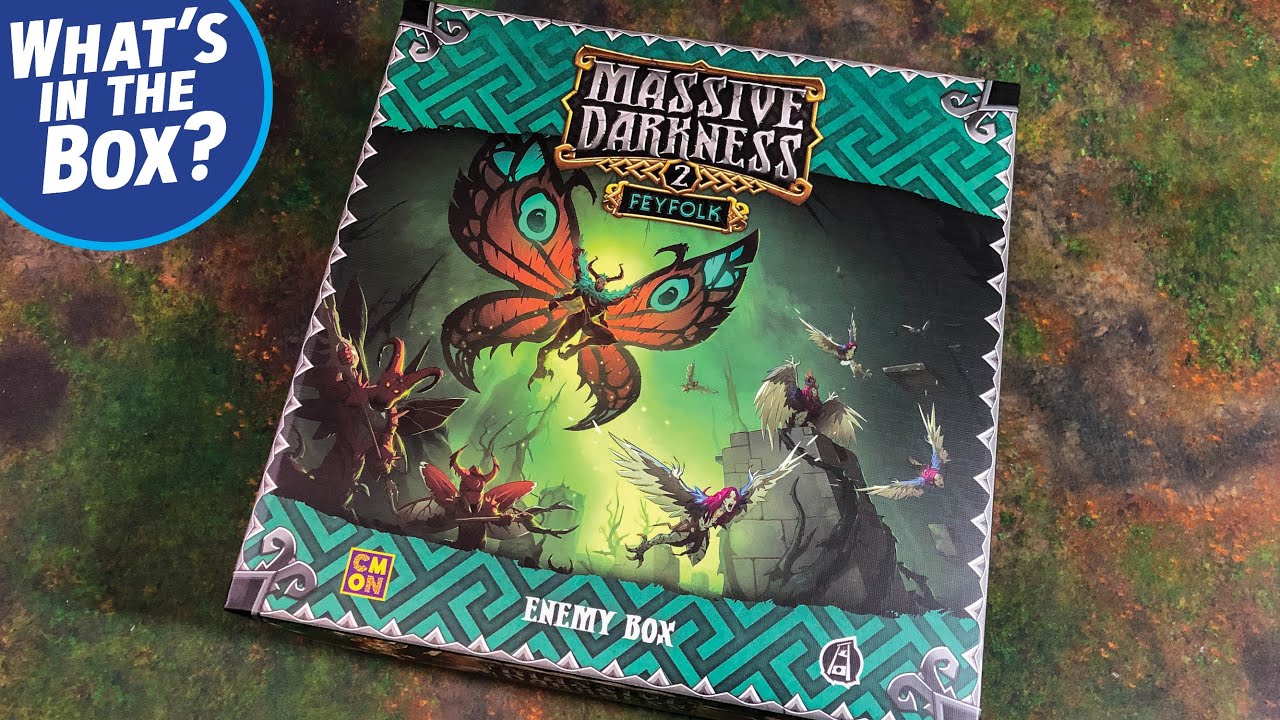 Extension Massive Darkness 2 : Peuple Fée - Boîte Neuve, Figurines Et Cartes