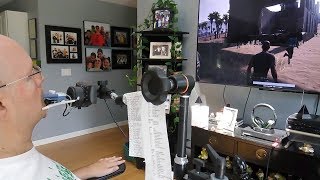 Video Gaming with Mouth Quadstick - Mike Hurlock, C4 Complete Quadriplegic from Connecticut, USA