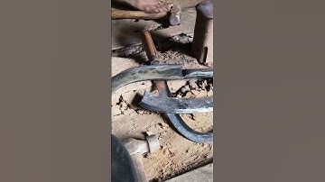 BLACKSMITH MAKING #SHARP #BUTCHER #KNIFE | Hand #Forge by #Firesmith06  #craftsmanship #metalwork