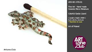 Fine Art Handmade Ceramic Figurine Miniature Pink Unicorn Horse 05-001-St6-01