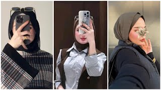 رمزيات بنات محجبات نص وجه عراقيات2026🩵صور بنات كيوت نص وجه💜صور كانها لك صور بنات تلي فتارات بنات  screenshot 3