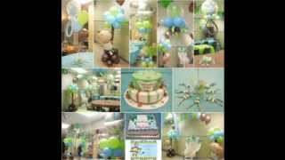 Monkey baby shower decor ideas