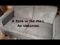 A Love Seat Sofa in the Mail #SofaDelivered #FingerHutSofa #SofaUnboxing #Sofa Review
